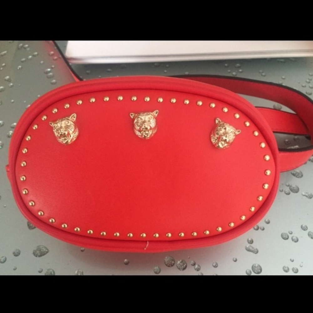 Red Tiger Fanny Pack Belt Bag Waist Bag Crossbody - Picture 3 of 7